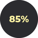 85%