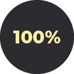 100%